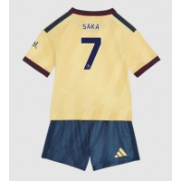 Stroje piłkarskie Arsenal Bukayo Saka #7 Koszulka Trzeciej dla dzieci 2026-27 Krótki Rękaw (+ szorty)
